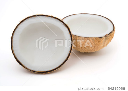 coconuts isolated on the white 64819066