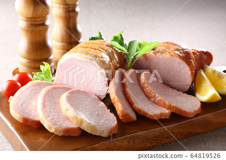 烤火腿和無骨火腿 64819526