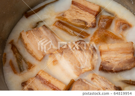 Boiled fat pork fat mass diet image 64819954