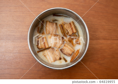 Boiled fat pork fat mass diet image 64819955