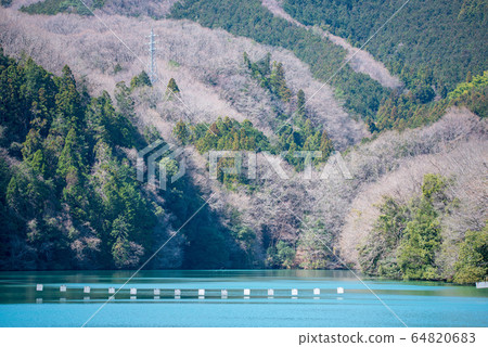 View of Tamayodo Dam, Yorii Town, Saitama Prefecture 64820683