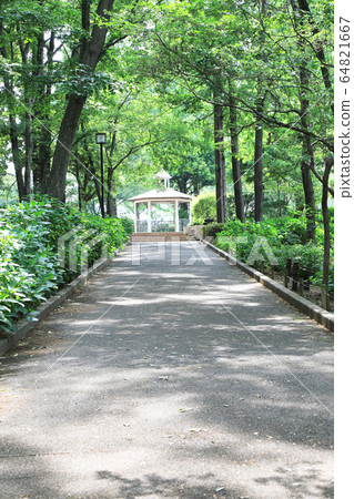 涼亭在公園裡 64821667