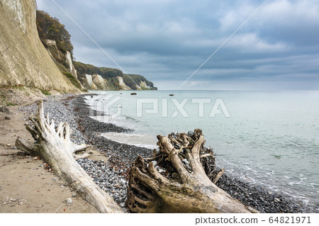 Baltic Sea coast on the island Ruegen, Germany Baltic Sea coast on the island Ruegen, Germany 64821971