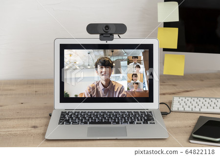 Online meeting video conference image 64822118