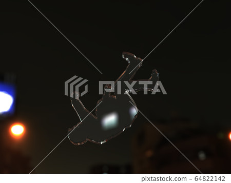 CG three-dimensional illustration Silhouette images of men and women falling from the sky CG three-dimensional illustration Silhouette images of men and women falling from the sky 64822142