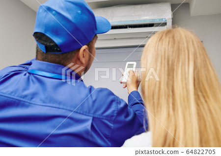 Service worker using remote control 64822705