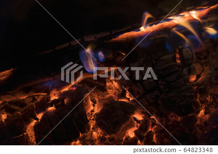 Bonfire flames healed 64823348