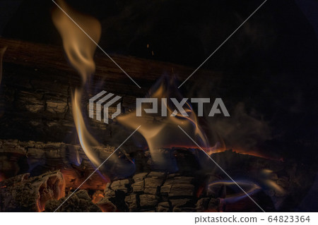 Bonfire flames healed 64823364