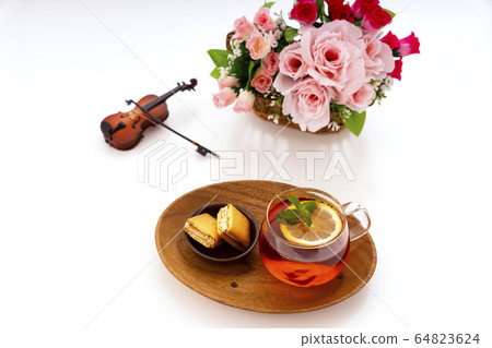 Lemon tea blissful moment image 64823624