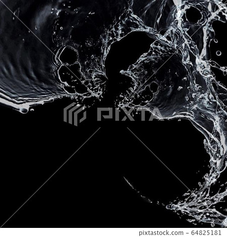 Abstract waves and splashes Abstract waves and splashes 64825181