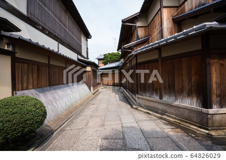 Kyoto stone wall street 64826029