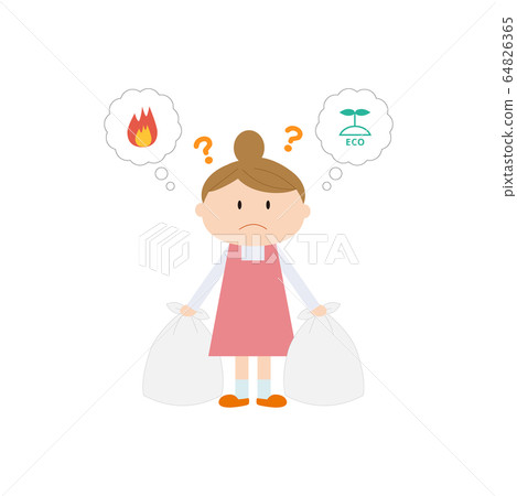 Garbage Disposal Woman 2 64826365