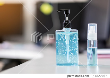 hand alcohol gel and spray sanitizer dispenser, hand alcohol gel and spray sanitizer dispenser, 64827016