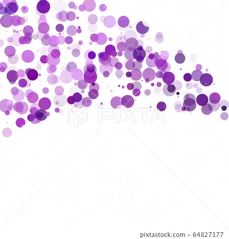 Bubbles Circle Dots Unique Purple Bright Vector - Stock Illustration ...
