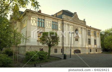 Museum building in Krakow, Poland 64828421