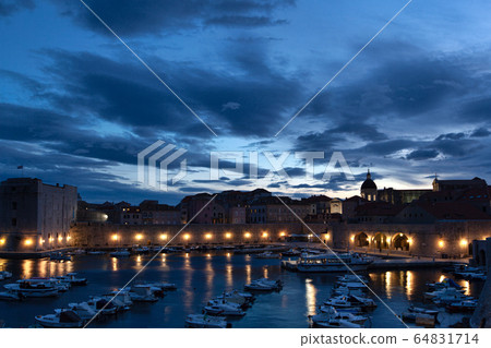 The old port and fortress of St. Ivan, Dubrovnik, The old port and fortress of St. Ivan, Dubrovnik, 64831714