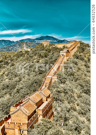 Great Wall of China, section "Mitianyu". 64832526