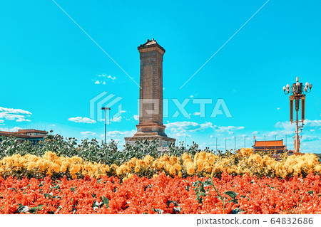 Monument to the People's Heroes on Tian'anmen 64832686