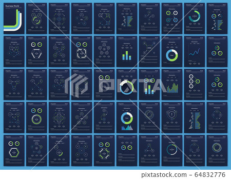 Modern infographic vector elements for business Modern infographic vector elements for business 64832776