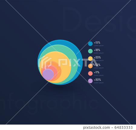 Vector graphic infographics. Template for creating Vector graphic infographics. Template for creating 64833333