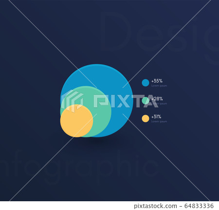 Vector graphic infographics. Template for creating Vector graphic infographics. Template for creating 64833336