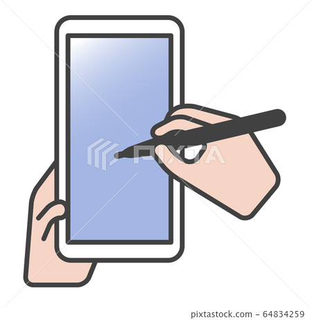 電子簽名智能手機 64834259