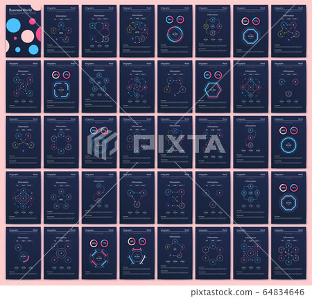 Modern infographic vector elements for business Modern infographic vector elements for business 64834646