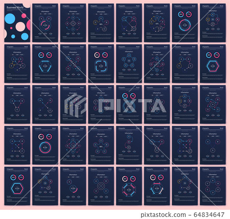 Modern infographic vector elements for business 64834647