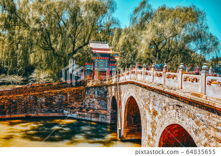 Beautiful Beihai Park, near the Forbidden City, Beautiful Beihai Park, near the Forbidden City, 64835655
