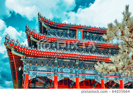 Jingshan Park, Pavilion of Everlasting Spring Jingshan Park, Pavilion of Everlasting Spring 64835664