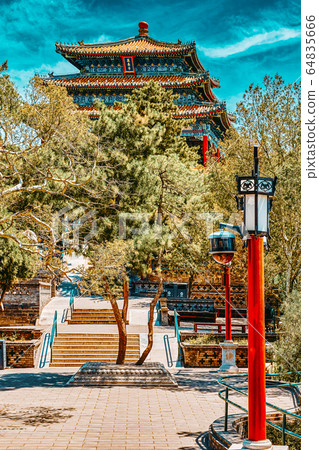 Jingshan Park, Pavilion of Everlasting Spring Jingshan Park, Pavilion of Everlasting Spring 64835666