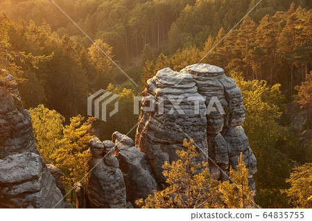Majestic Rocky Landscape Majestic Rocky Landscape 64835755