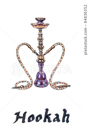 Eastern colorful and modern hookah Eastern colorful and modern hookah 64836352