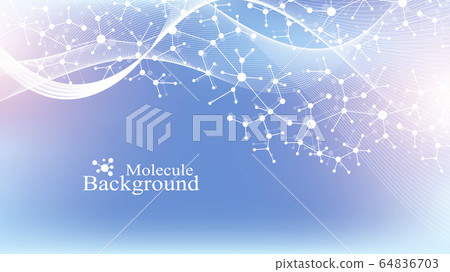 Scientific vector illustration genetic engineering and gene manipulation concept. DNA helix, DNA strand, molecule or atom, neurons. Abstract structure for Science or medical background. CRISPR CAS9. Scientific vector illustration genetic engineering and gene manipulation concept. DNA helix, DNA strand, molecule or atom, neurons. Abstract structure for Science or medical background. CRISPR CAS9. 64836703
