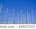 Sailboat in Mediterranean Sea Coat. Turkey Fethiye 64837202