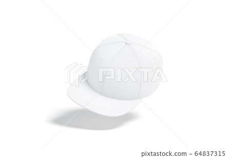 Blank white jeans snapback mock up, no gravity 64837315