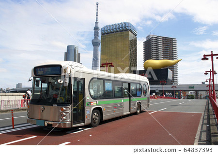 Toei Bus S-1 system "Yumeshitamachi Bus" dedicated vehicle Toei Bus S-1 system "Yumeshitamachi Bus" dedicated vehicle 64837393