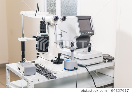 Eye health, eye disease prevention. Medical laboratory. Medicine and health care, Ophthalmology services and equipment. 64837617