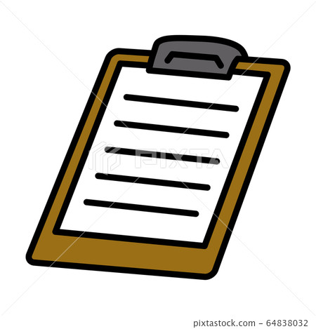 Chart medical examination illustration icon 64838032