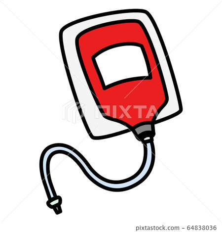 Blood transfusion illustration icon Blood transfusion illustration icon 64838036