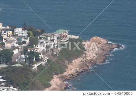 Hong Kong hiking trail scenery Dragon Back 64840005