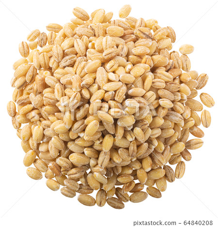 Pearl barley pile, paths, top 64840208
