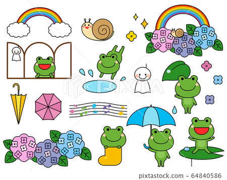 Illustration of the rainy season 64840586