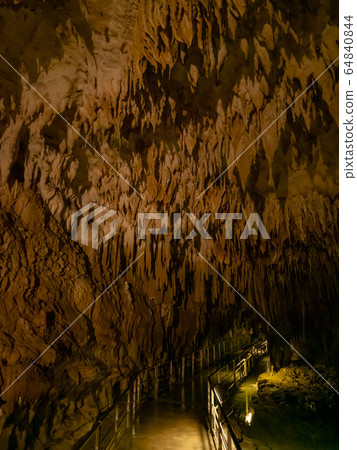 Fantastic limestone cave, tropical paradise Okinawa Fantastic limestone cave, tropical paradise Okinawa 64840844
