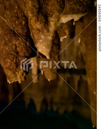 Fantastic limestone cave, tropical paradise Okinawa Fantastic limestone cave, tropical paradise Okinawa 64840845