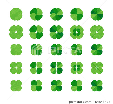 Four leaf clover watercolor style icon illustration Four leaf clover watercolor style icon illustration 64841477