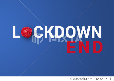 Coronavirus Quarantine End. Pandemic over concept Coronavirus Quarantine End. Pandemic over concept 64842301