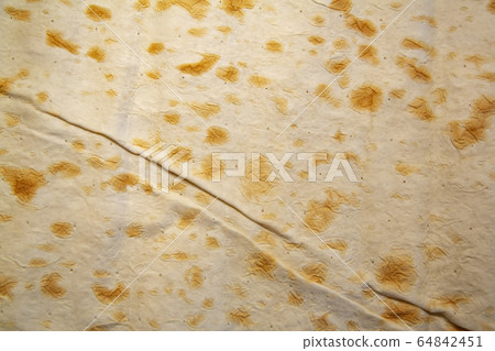 Traditional pita bread. Thin Armenian lavash Traditional pita bread. Thin Armenian lavash 64842451