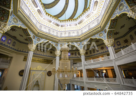 Inside Moscow Cathedral Mosque, Russia Inside Moscow Cathedral Mosque, Russia 64842735