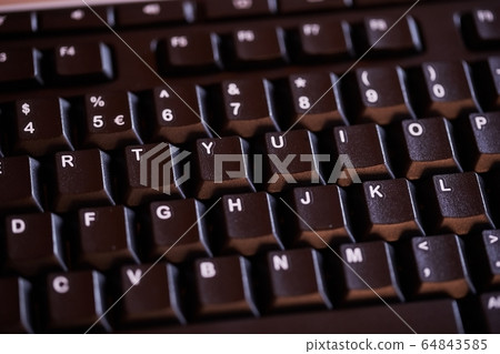 Black Keyboard Detail 64843585